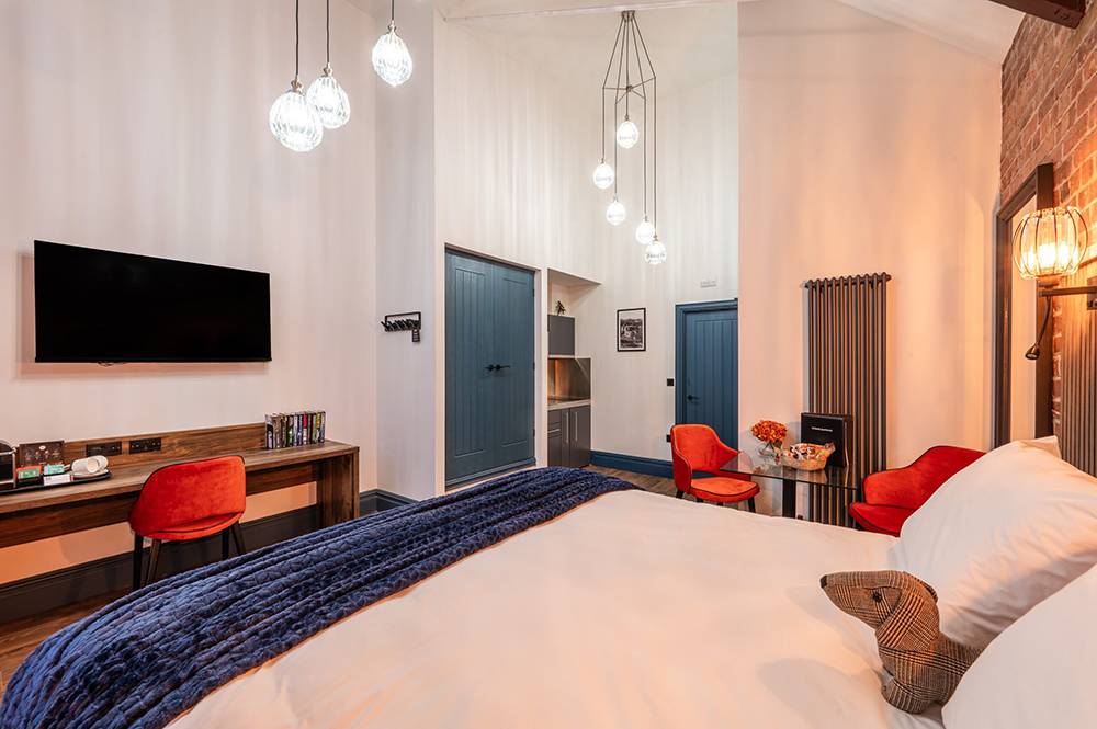 View of a Double Room in The Old Lyric Hall, Aparthotel, Barrow-in-Furness